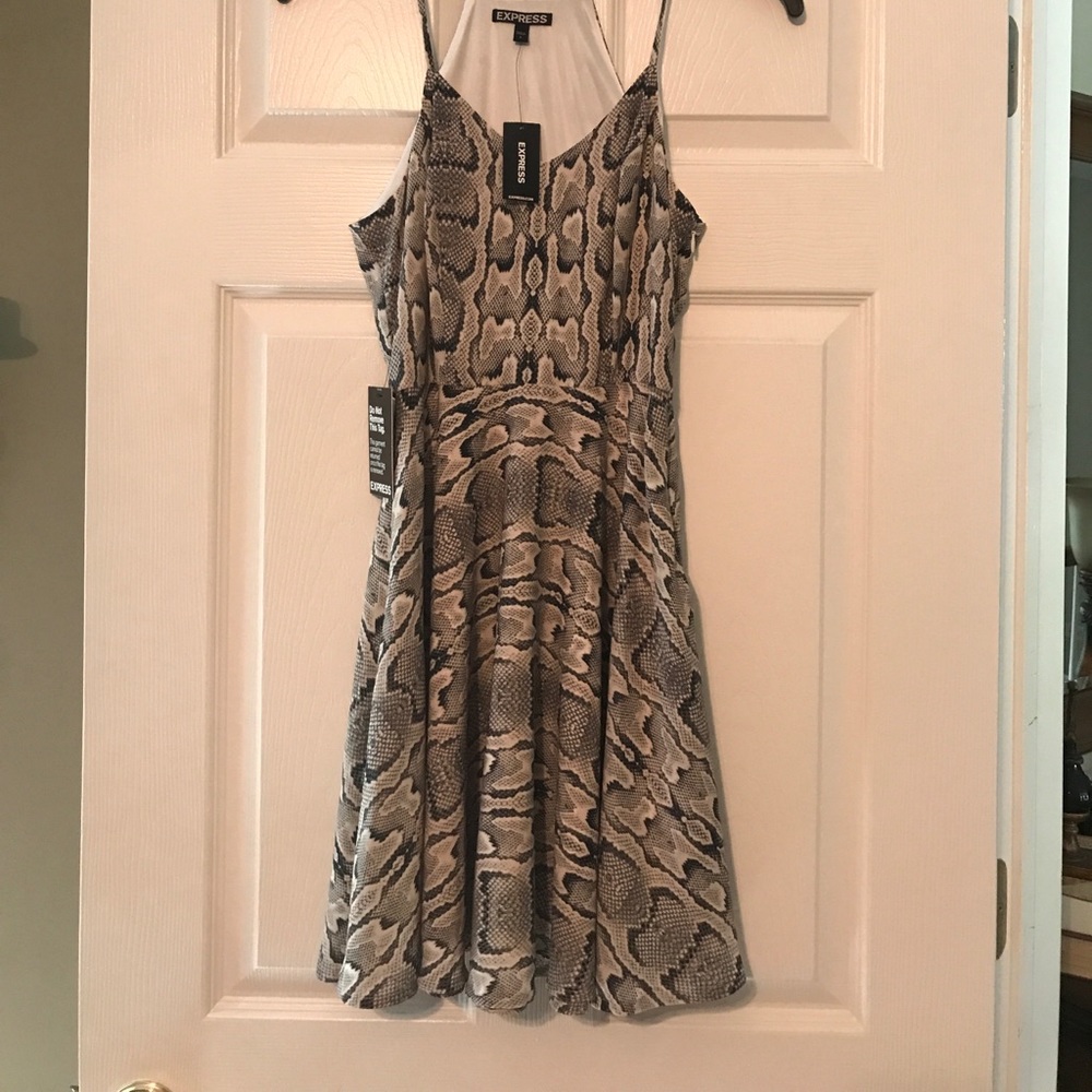 Leopard print Express dress